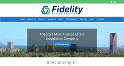 Desktop Screenshot of fidelityestateservices.com